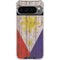 Philippines Flag Dark Wood Google Pixel 10 Pro Clear Case
